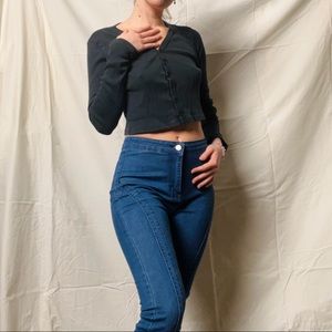 Brandy Melville navy blue cardigan